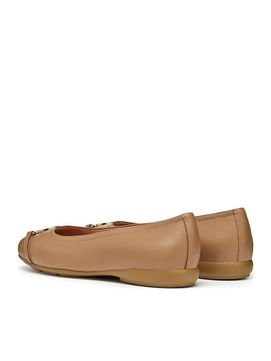 Anatomic Leather Ballerinas Annytah B Tabac Brown