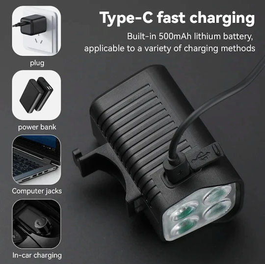 BG-2258 Rechargeable Front Bicycle Light