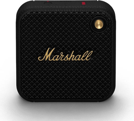 Marshall Willen Αδιάβροχο Ηχείο Bluetooth 10W με Διάρκεια Μπαταρίας έως 15 ώρες Black and Brass