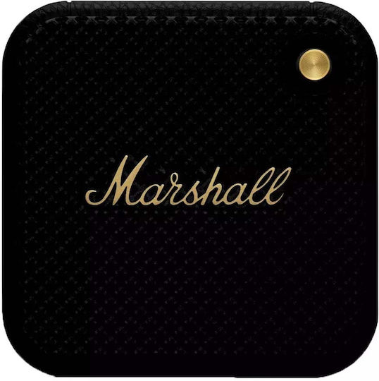 Marshall Willen Αδιάβροχο Ηχείο Bluetooth 10W με Διάρκεια Μπαταρίας έως 15 ώρες Black and Brass