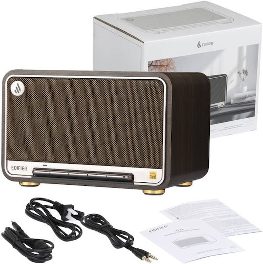 Edifier D32 Bluetooth Speaker 60W with Battery Life up to 12 hours Black Walnut