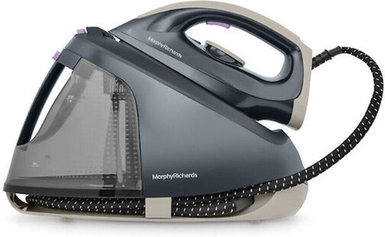 Morphy Richards Fier de Călcat cu Aburi 2400W cu Talpă Ceramică și Debit Continu de Abur 120g/min