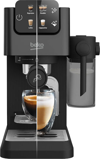 Beko Mașină de Espresso 1600W Presiune 20bar pentru Cappuccino Maro CEP5464DX