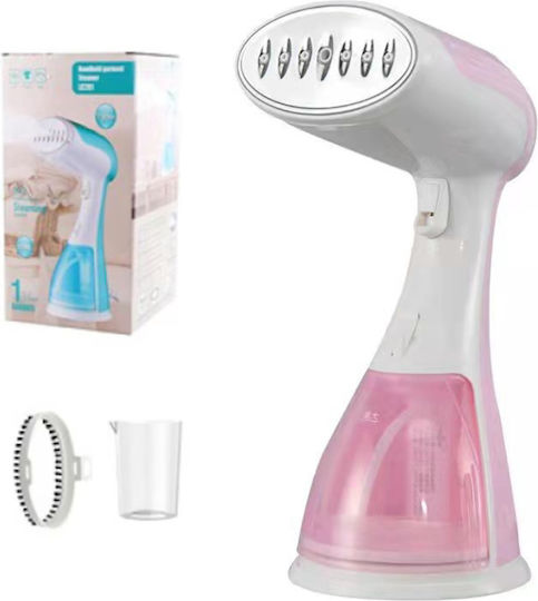Aparat de călcat cu abur pentru haine de Mână 1500W cu rezervor 300ml Alb