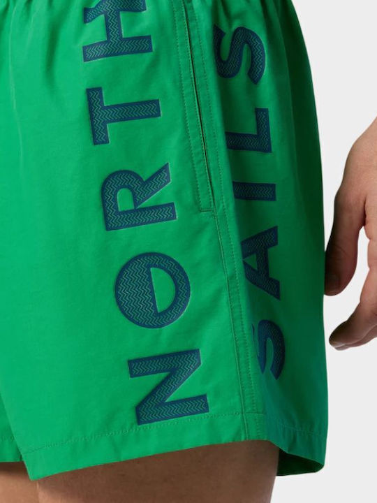Costume De Baie Bărbați Pantaloni Scurți Verzi cu Model