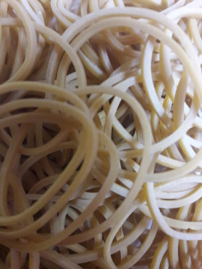 Gummibänder Verpackung Nr. 5 1kg Durchmesser 5 cm Ungezogen