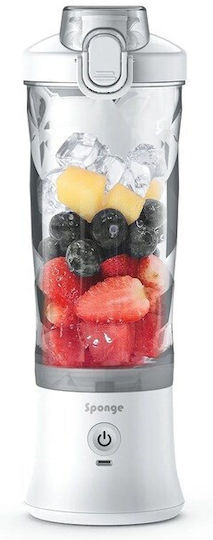 Sponge Blender Cu Cană Din Plastic 600 Ml Albă