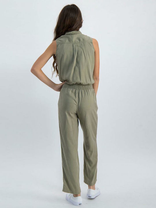 Garcia Jeans Σαλοπέτα Sleeveless Jumpsuit O02487-1681 Πράσινο Κορίτσι