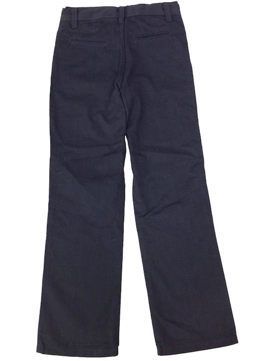 Piccino Pantaloni din Material Textil pentru Copii Cărbune de lemn