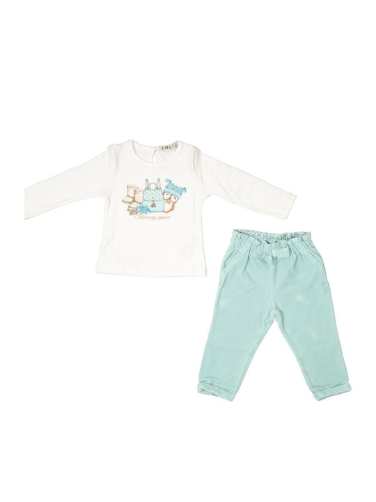 EMC Kinderhemd Langarm Weiß
