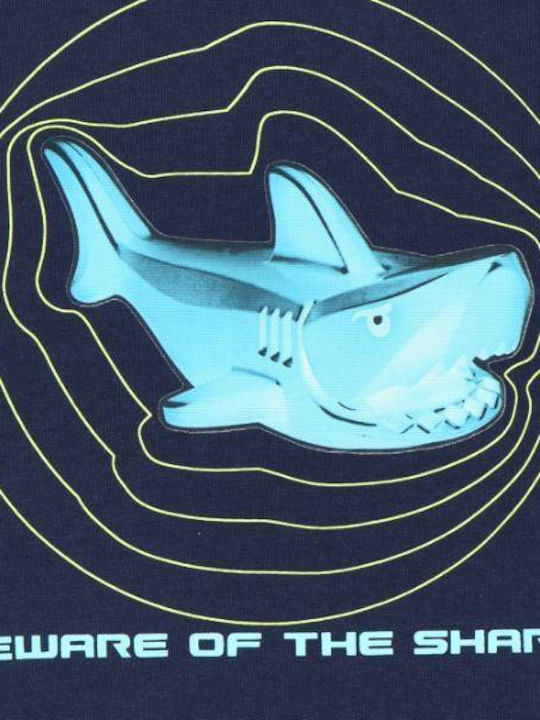 11010097-590 Lego Kids Shark Short-sleeve Tee Navy Color