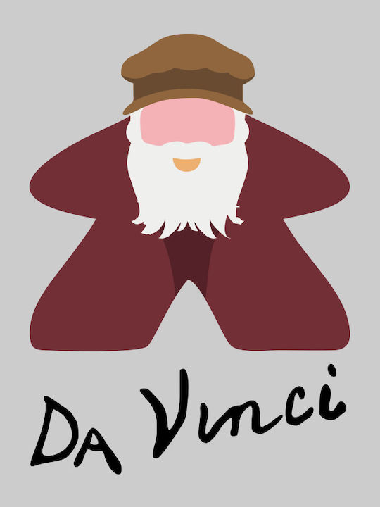 Da Vinci Meeple Παιδικό T-shirt Kelly Green Da Vinci Meeple Παιδικό T-shirt Kelly Green