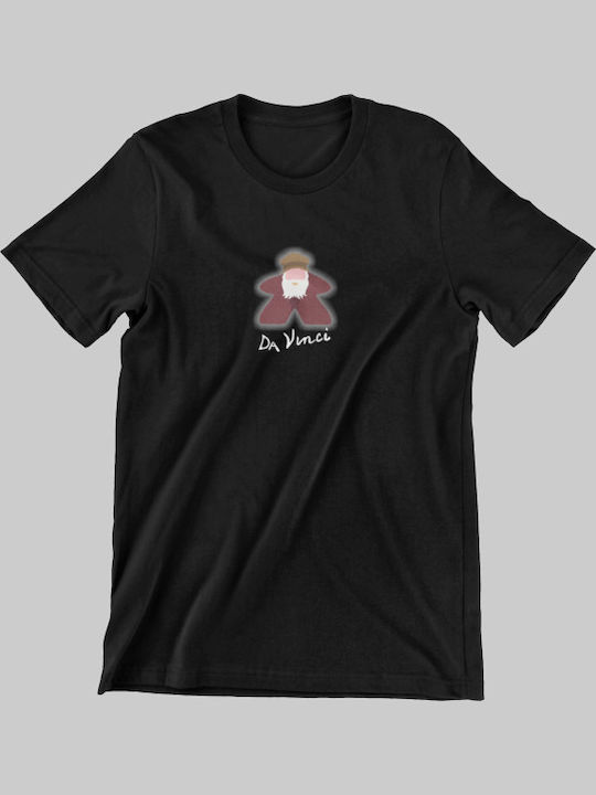 Da Vinci Meeple Kids Short-sleeved T-shirt White