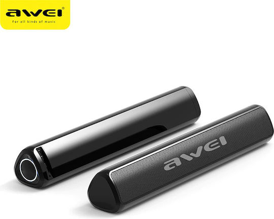 Awei Y333 Ηχείο Bluetooth 10W με Ραδιόφωνο και Διάρκεια Μπαταρίας έως 3.5 ώρες Μαύρο