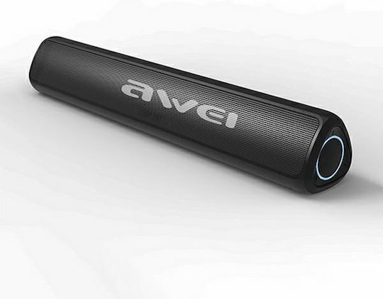 Awei Y333 Ηχείο Bluetooth 10W με Ραδιόφωνο και Διάρκεια Μπαταρίας έως 3.5 ώρες Μαύρο