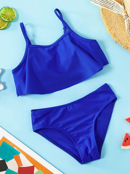 Costum De Baie Pentru Copii Fete Albastru