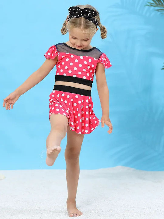 Disney Minnie Παιδικό Μαγιό Κόκκινο
