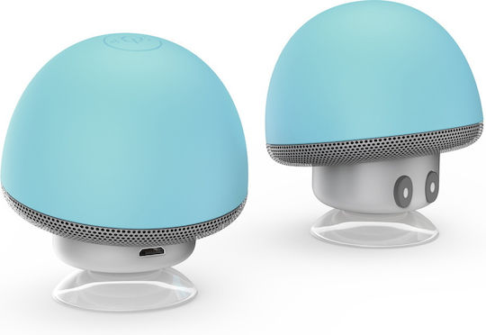 Setty Mushroom Ηχείο Bluetooth 3W με Διάρκεια Μπαταρίας έως 2.5 ώρες Γαλάζιο
