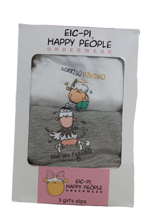Σλιπ Παιδικό Κορίτσι Mini 3 Τεμάχια Happy People Unica 4590 Σλιπ Παιδικό Κορίτσι Mini 3 Τεμάχια Happy People Unica 4590