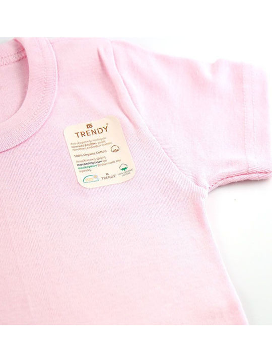 Jugendliches Unterhemd Trendy Asimina Baumwoll Rosa