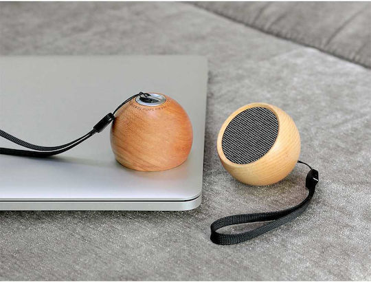 Gingko Tumbler Selfie Boxă Bluetooth 3W cu Durată de Baterie până la 10 ore Natural Maple
