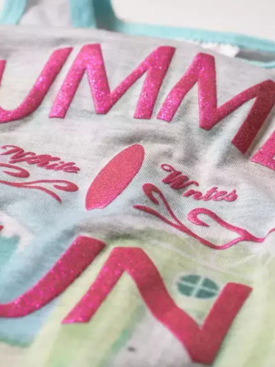Παιδικό Φόρεμα New College Κορίτσια Summer Fun Γκρι