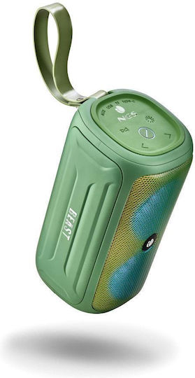 NGS Roller Beast Ηχείο Bluetooth 16W με Ραδιόφωνο και Διάρκεια Μπαταρίας έως 7 ώρες Πράσινο