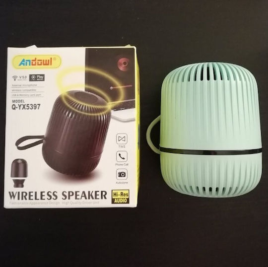 Andowl Q-YX5397 Boxă Bluetooth cu Radio Turcoaz