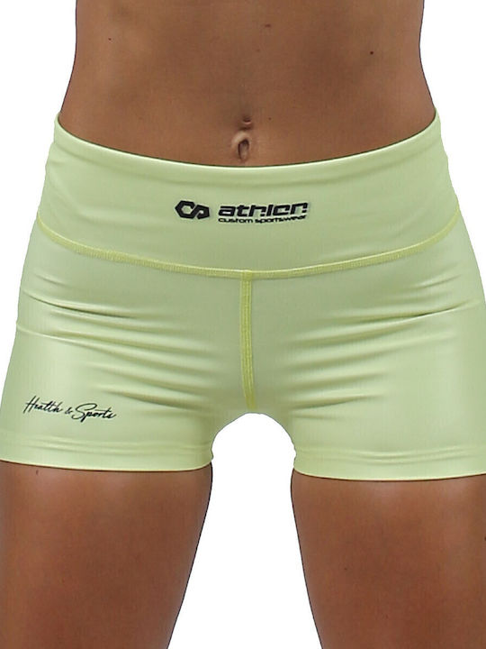 Women's Leggings Shorts Firming Yellow