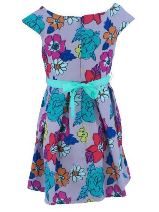 Mamma Natura Children's Dress Floral Nude