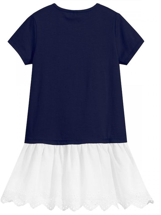 Ido Dress Sequins Knitted Dress J30000-3854 Dark Blue Girl