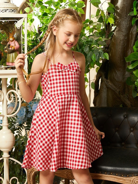 Girls Casual Red Dress