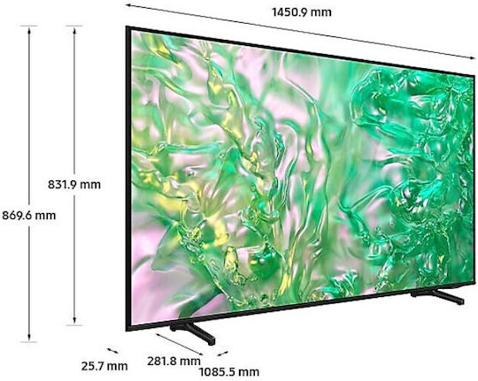 Samsung Smart Television 65" 4K UHD LED DU8072 HDR (2024)