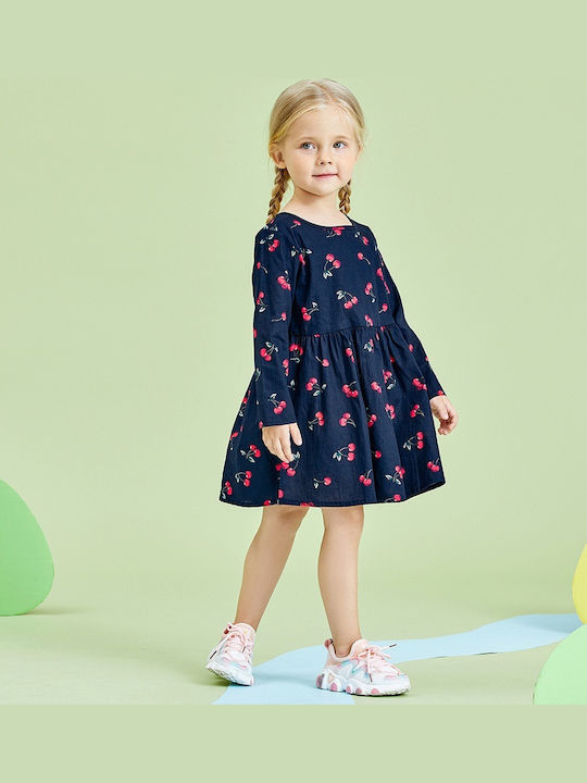 Girls Dress Casual Cherry