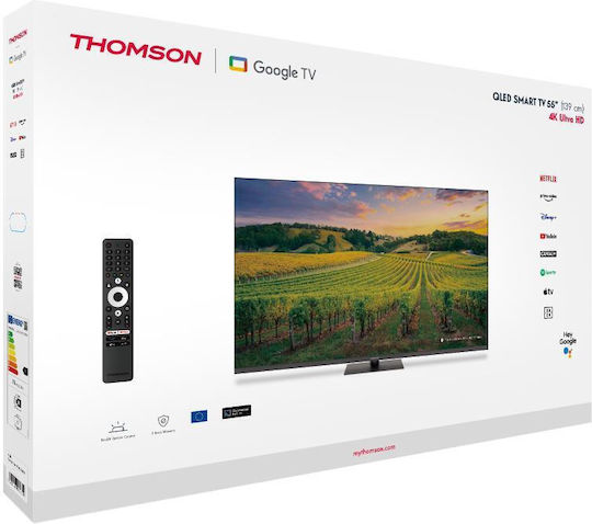 Thomson Smart Television 55" 4K UHD QLED 55QG5C14 HDR (2024)