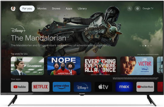 Sharp Smart Television 50" 4K UHD LED 50GL4060E HDR (2024)