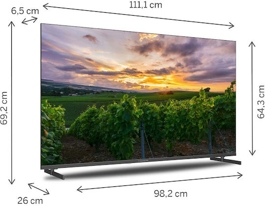 Thomson Smart Τηλεόραση 50" 4K UHD QLED 50QA2S13 HDR (2023)
