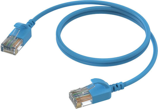 Procab U/UTP Cat.6 (Gigabit) Καλώδιο Δικτύου Ethernet 1m Μπλε