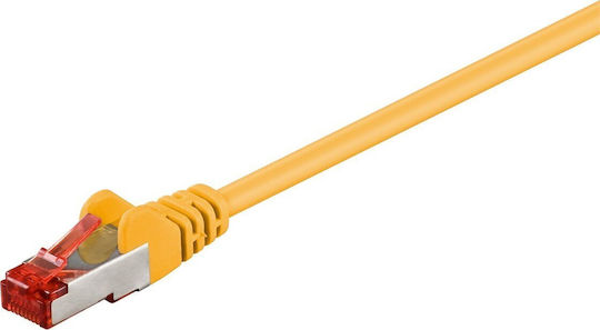 Goobay S/FTP Cat.6 Gigabit Ethernet Network Cable 0.5m Yellow