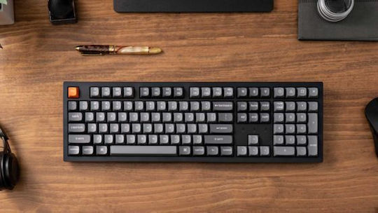 Keychron K10 Max QMK Wireless Gaming Mechanical Keyboard with Keychron Super Brown switches and RGB lighting (English US)