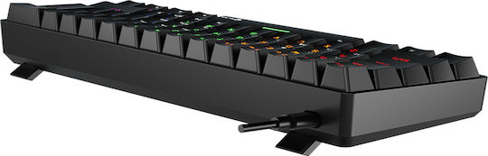 Meetion MK005BT Wireless Gaming Mechanical Keyboard 60% with Outemu Blue switches and RGB lighting (English US)