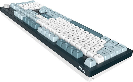 Montech MKey Freedom Гейминг Механична Клавиатура с Gateron G-Pro Red суичове и RGB подсветка (Английски US) Червен