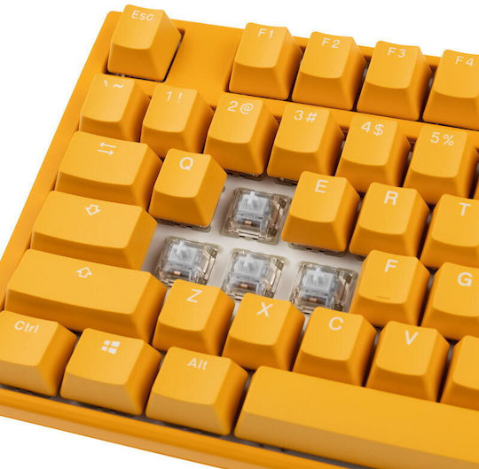 Ducky One 3 Gaming Μηχανικό Πληκτρολόγιο με Cherry MX Black διακόπτες και RGB φωτισμό (Αγγλικό US) Κίτρινο