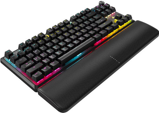 Corsair K70 RGB TKL Gaming Mechanical Keyboard Tenkeyless with Corsair MLX Red switches and RGB lighting (English US)