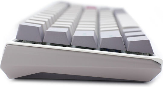Ducky Wired One 3 Mist Mini Gaming Μηχανικό Πληκτρολόγιο 60% με Cherry MX Brown διακόπτες και RGB φωτισμό (Αγγλικό US) White/Grey