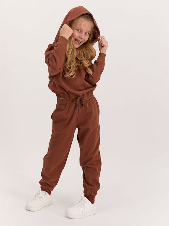 Φόρμα Εφηβική Rolypoly Comfy Girls Rp2591b-καφέ