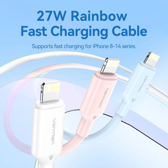 Vention Cablu USB-A La Lightning Roz 2m LAKPH