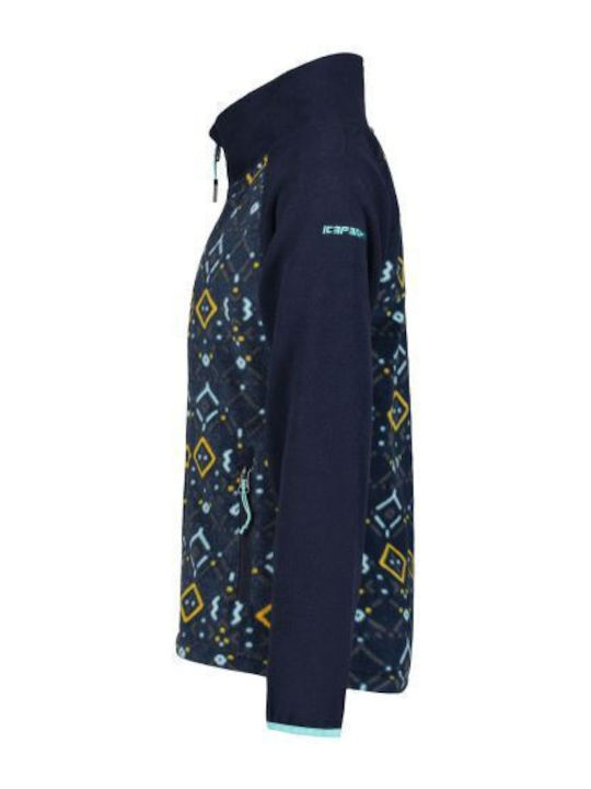 Icepeak Kids Cardigan Fleece Anthracite