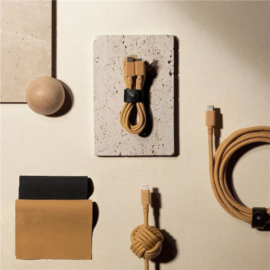 Native Union Belt USB-C zu Lightning Kabel Gelb 1.2m