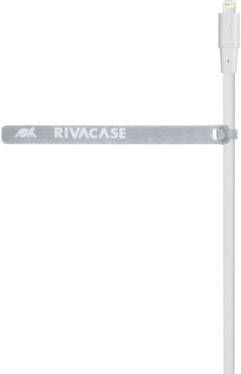 Rivacase PS6001 Flach USB-A zu Lightning-Kabel Weiß 1.2m (PS6001WT12)
